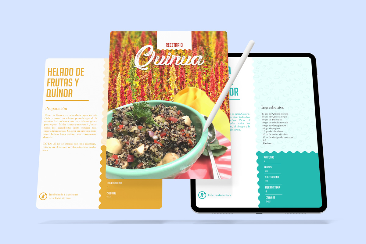 Diagramación recetario gastronómico — diseño editorial Chile